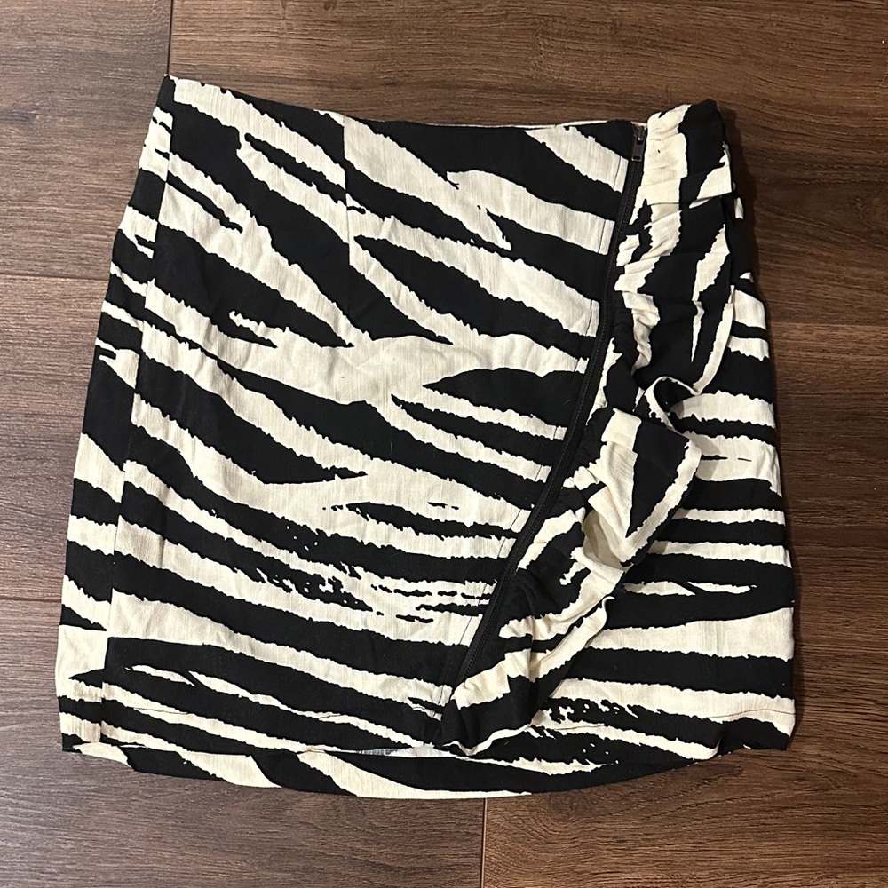 FP Movement by Free People Black and White Mini Skirt